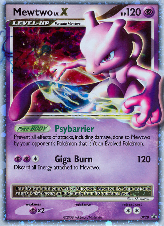 Mewtwo LV.X DP28/56 Promo | DP Black Star Promos | Pokemon Card