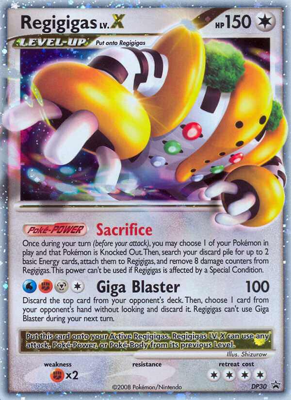 Regigigas LV.X DP30/56 Promo | DP Black Star Promos | Pokemon Card