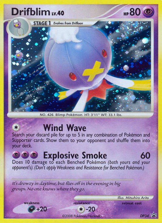 Drifblim DP34/56 Promo | DP Black Star Promos | Pokemon Card