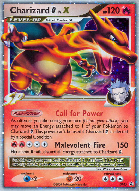 Charizard G LV.X DP45/56 Promo | DP Black Star Promos | Pokemon Card