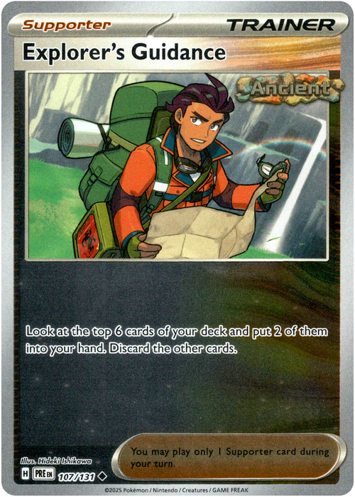 Explorer's Guidance 107/131 Reverse Holo | Prismatic Evolutions | Pokemon Card