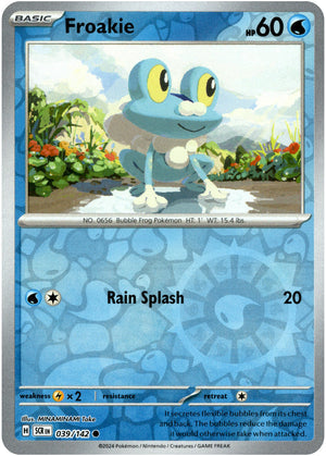 Froakie 39/142 Reverse Holo | Stellar Crown | Pokemon Card