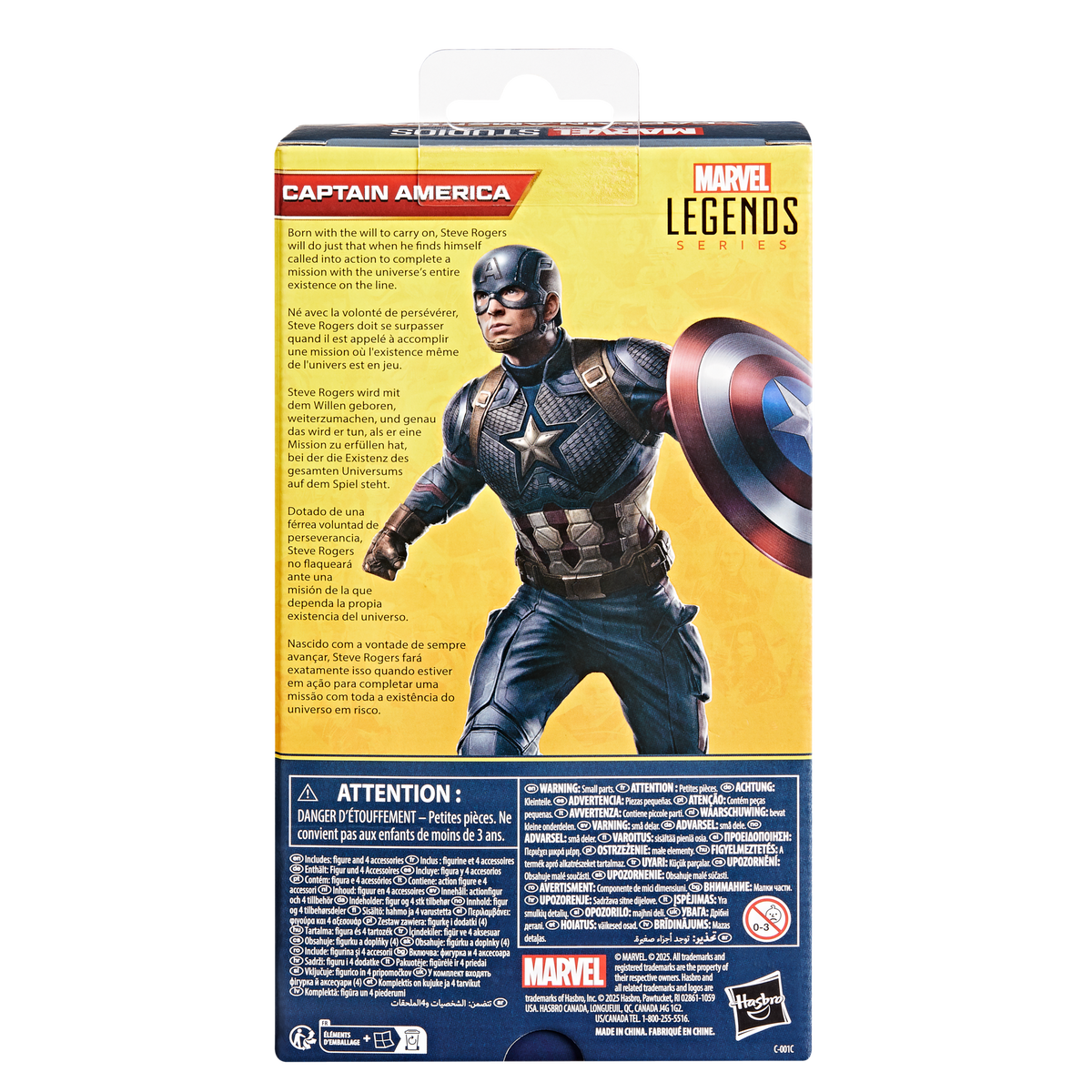Captain America Action Figure | Marvel Legends | Hasbro Action Figure
