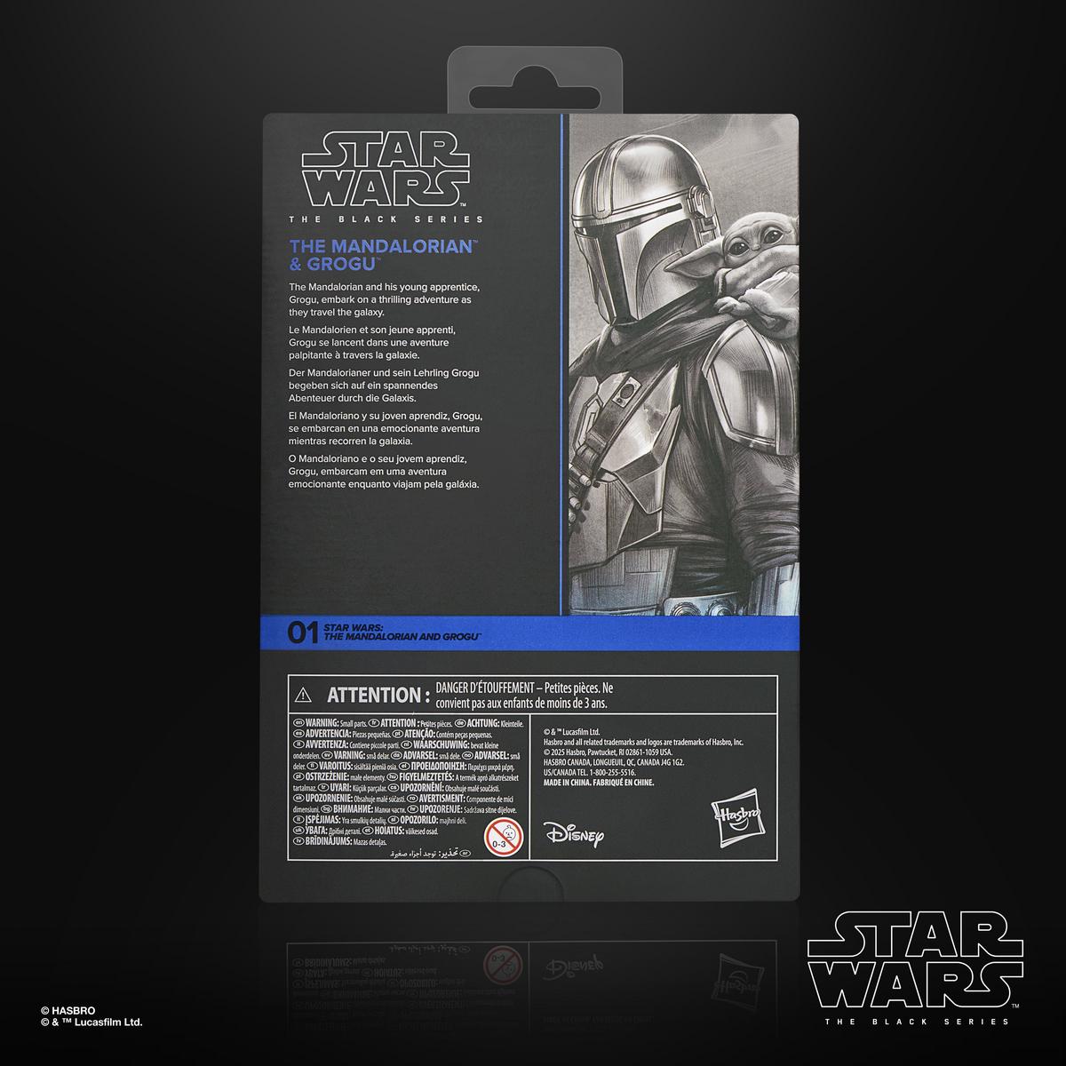 The Mandalorian & Grogu | Star Wars Black Series | Hasbro Action Figure