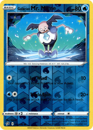 Galarian Mr. Mime 37/192 Reverse Holo | Rebel Clash | Pokemon Card