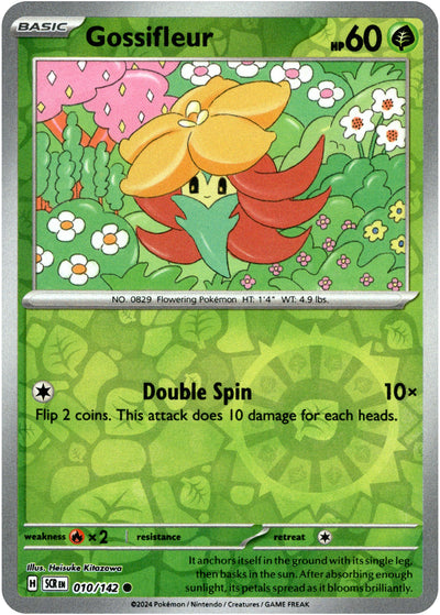 Gossifleur 10/142 Reverse Holo | Stellar Crown | Pokemon Card