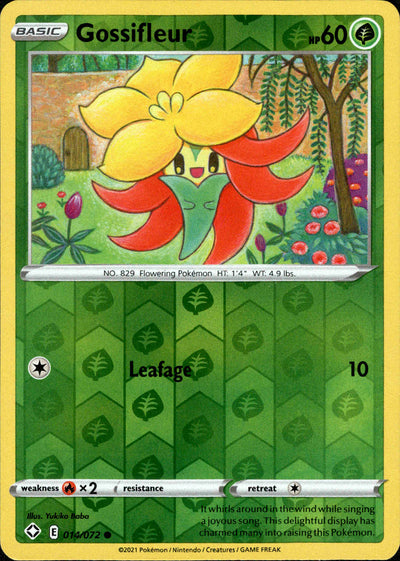 Gossifleur 14/72 Reverse Holo | Shining Fates | Pokemon Card