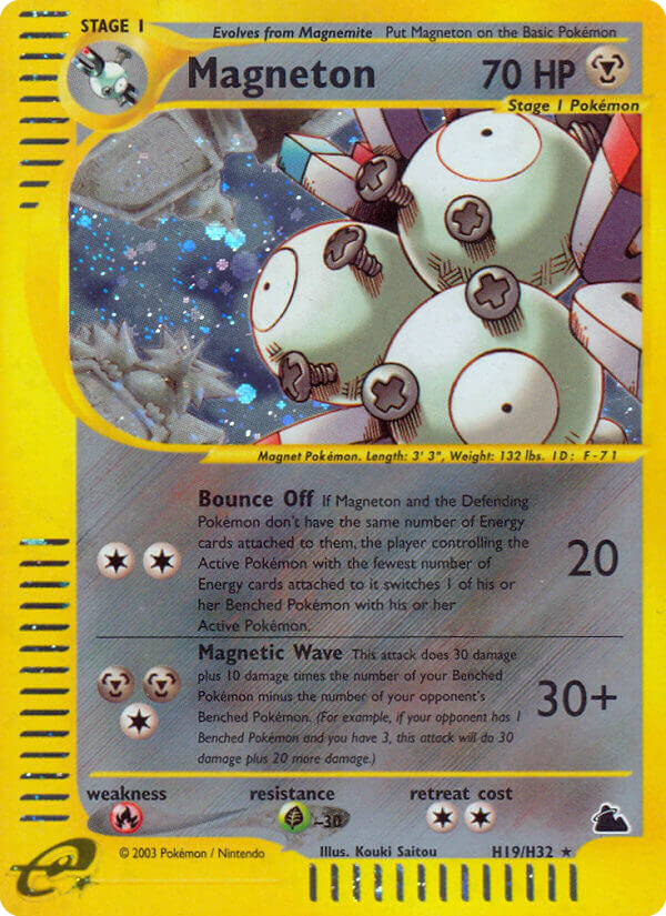 Magneton H19/144 Rare Holo | Skyridge | Pokemon Card