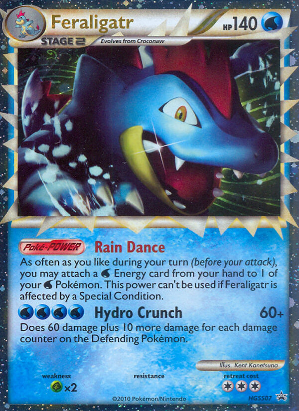 Feraligatr HGSS07/25 Promo | HGSS Black Star Promos | Pokemon Card