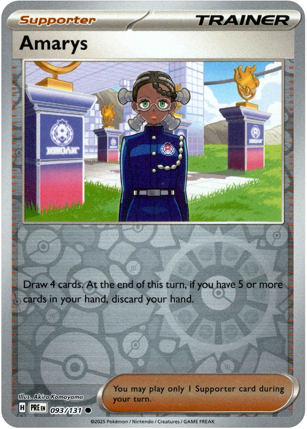 Amarys 93/131 Reverse Holo | Prismatic Evolutions | Pokemon Card