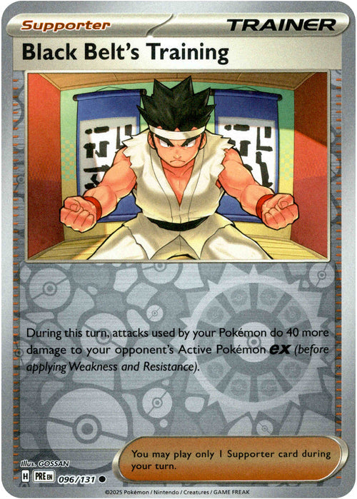 Black Belt's Training 96/131 Reverse Holo | Prismatic Evolutions | Pokemon Card