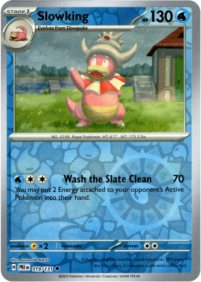 Slowking 19/131 Reverse Holo | Prismatic Evolutions | Pokemon Card