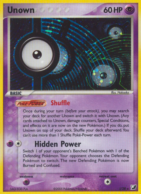 Unown I/115 Rare | Unseen Forces | Pokemon Card