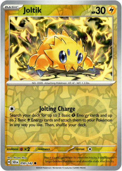 Joltik 50/142 Reverse Holo | Stellar Crown | Pokemon Card