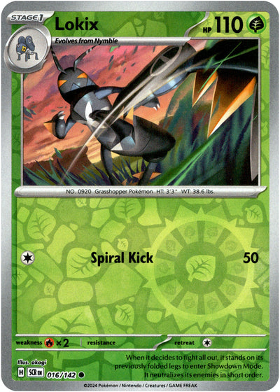 Lokix 16/142 Reverse Holo | Stellar Crown | Pokemon Card