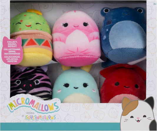6 Pack (Connie Green Moth) - 2.5" Micromallows Squishmallow Plush