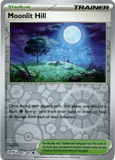 Moonlit Hill 81/91 Reverse Holo | Paldean Fates | Pokemon Card