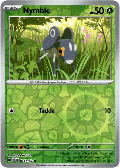 Nymble 15/142 Reverse Holo | Stellar Crown | Pokemon Card