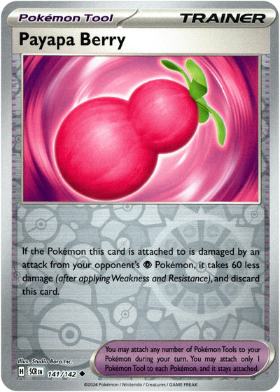 Payapa Berry 141/142 Reverse Holo | Stellar Crown | Pokemon Card