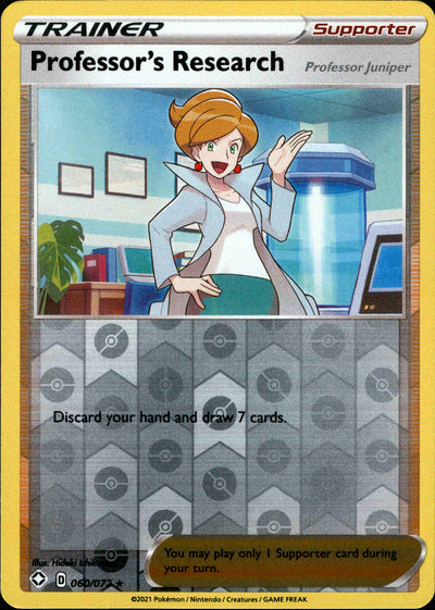 Professor's Research 60/72 Reverse Holo | Shining Fates | Pokemon Card
