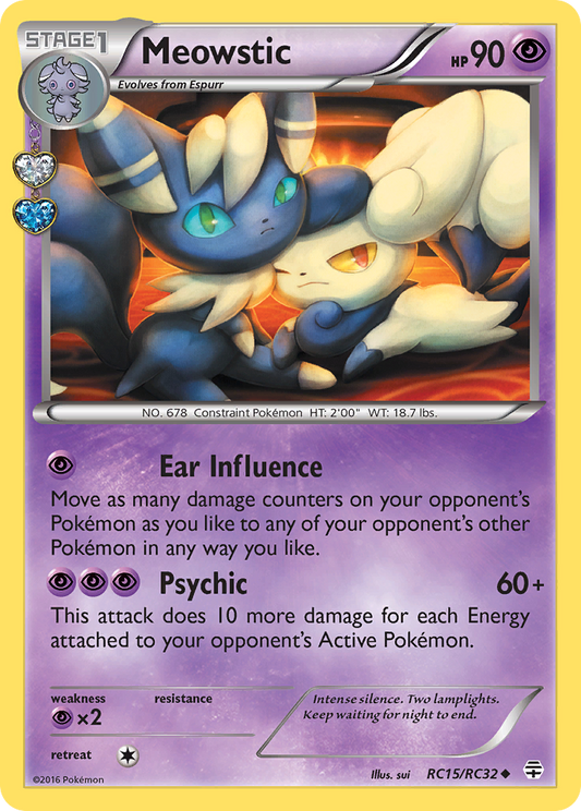 Meowstic RC15/83 Uncommon | Generations | Pokemon Card
