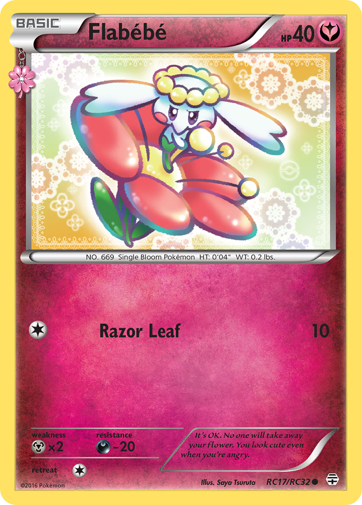 Flabébé RC17/83 Common | Generations | Pokemon Card
