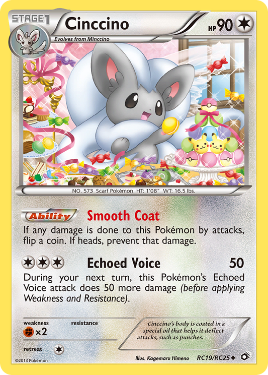 Cinccino RC19/113 Uncommon | Legendary Treasures | Pokemon Card