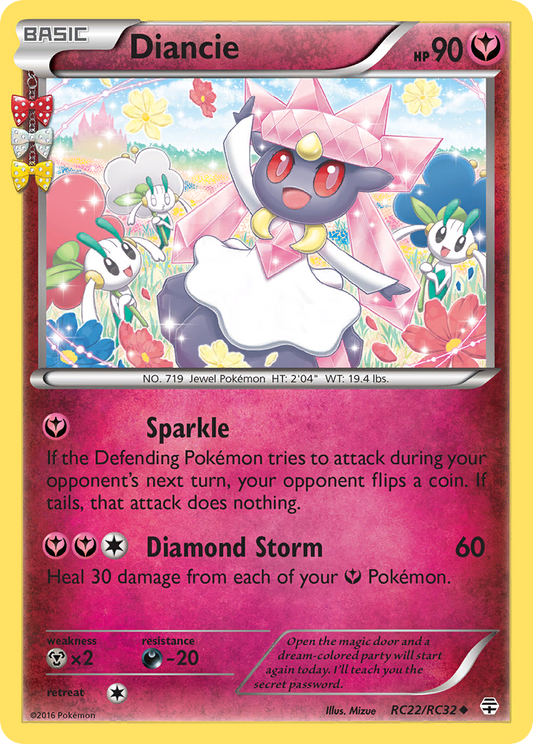 Diancie RC22/83 Uncommon | Generations | Pokemon Card