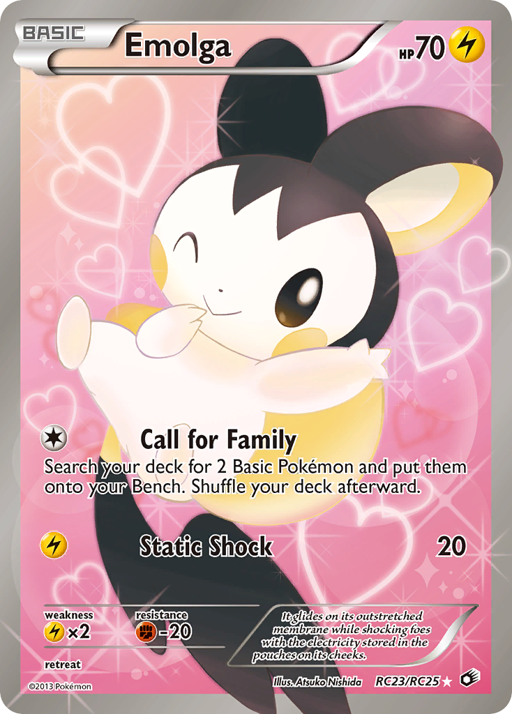 Emolga RC23/113 Rare Ultra | Legendary Treasures | Pokemon Card