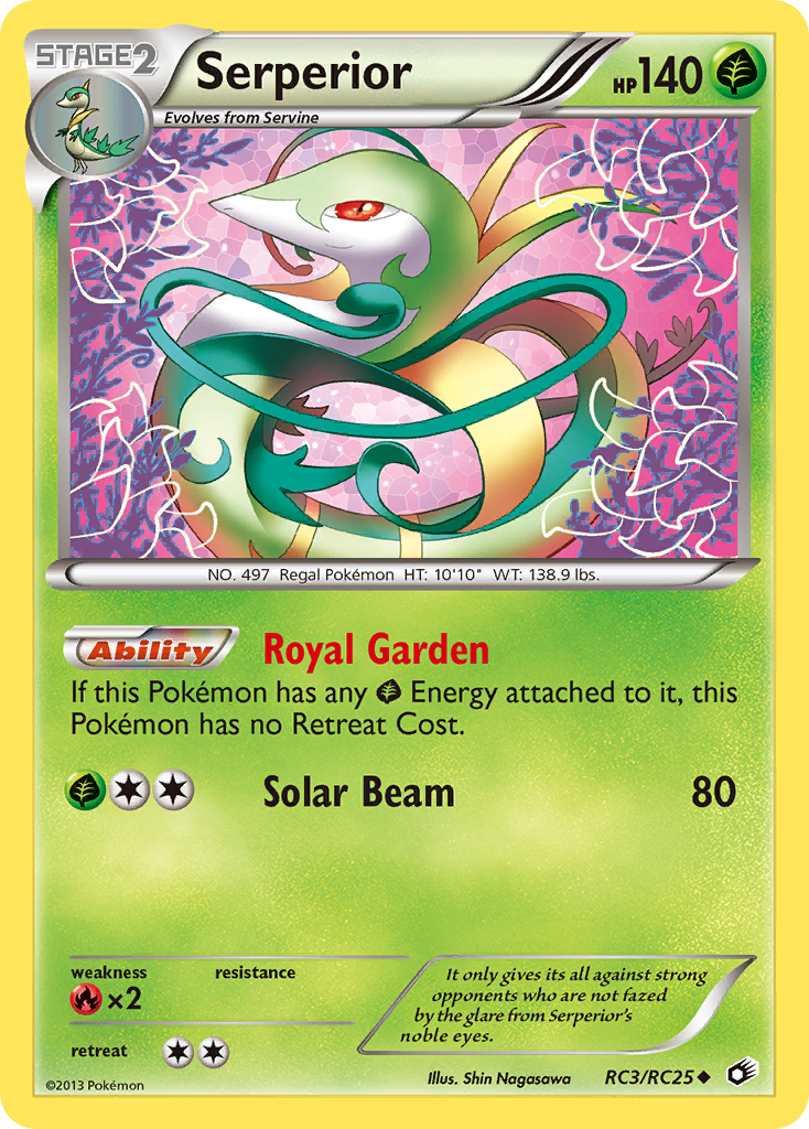 Serperior RC3/113 Uncommon | Legendary Treasures | Pokemon Card