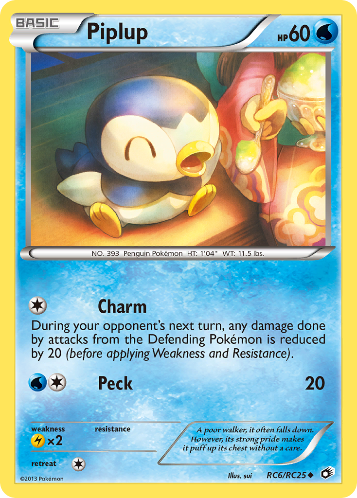Piplup RC6/113 Uncommon | Legendary Treasures | Pokemon Card