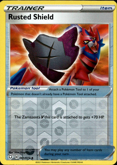 Rusted Shield 61/72 Reverse Holo | Shining Fates | Pokemon Card