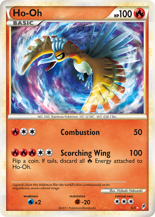 Ho-Oh SL5/95 Rare Holo | Call of Legends | Pokemon Card