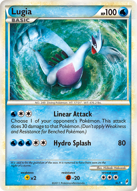 Lugia SL7/95 Rare Holo | Call of Legends | Pokemon Card
