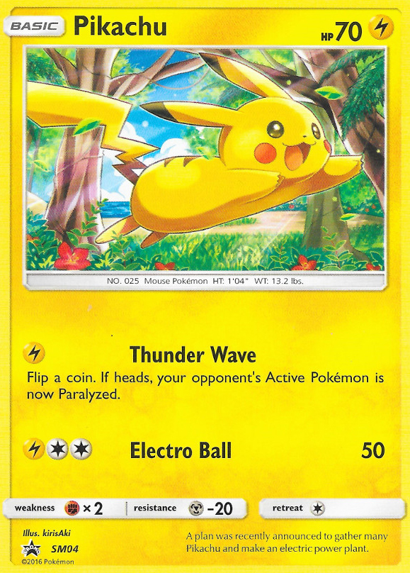 Pikachu SM04/248 Promo | SM Black Star Promos | Pokemon Card
