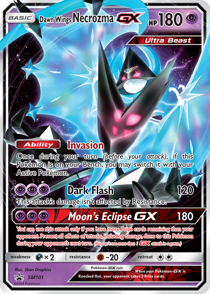 Dawn Wings Necrozma-GX SM101/248 Promo | SM Black Star Promos | Pokemon Card