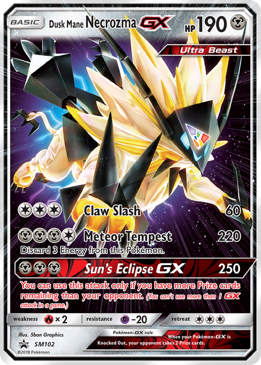 Dusk Mane Necrozma-GX SM102/248 Promo | SM Black Star Promos | Pokemon Card