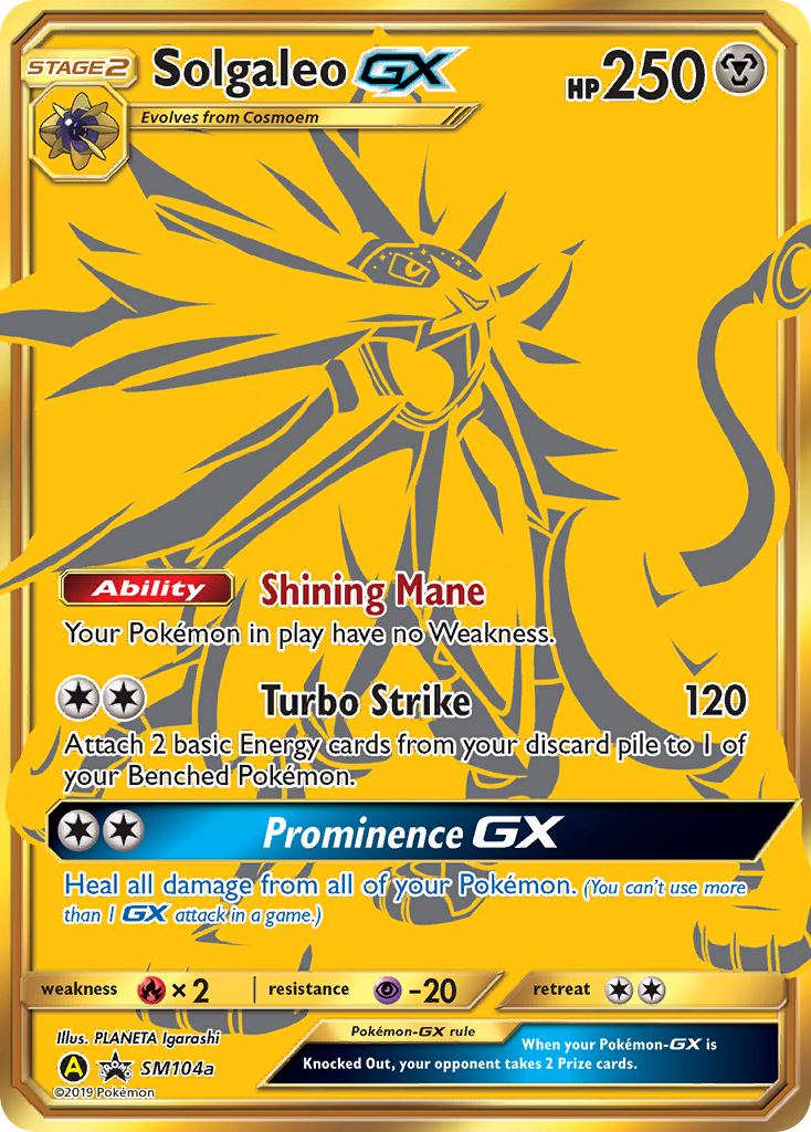 Solgaleo-GX SM104a/248 Promo | SM Black Star Promos | Pokemon Card