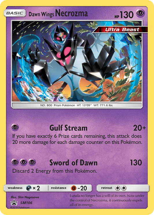 Dawn Wings Necrozma SM106/248 Promo | SM Black Star Promos | Pokemon Card