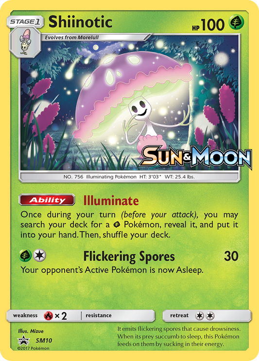 Shiinotic SM10/248 Promo | SM Black Star Promos | Pokemon Card