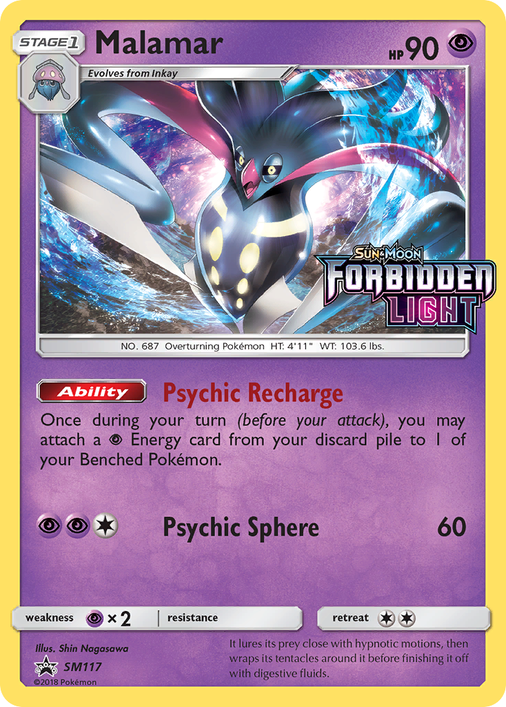 Malamar SM117/248 Promo | SM Black Star Promos | Pokemon Card