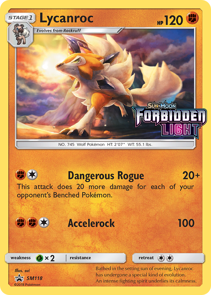 Lycanroc SM118/248 Promo | SM Black Star Promos | Pokemon Card