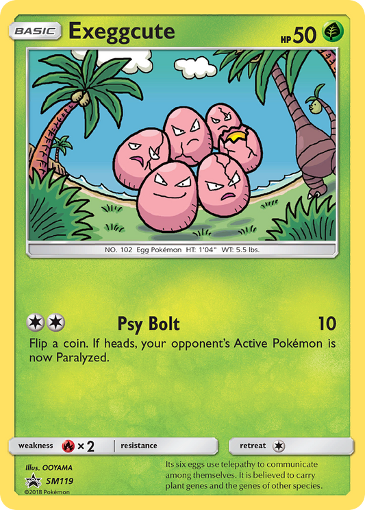 Exeggcute SM119/248 Promo | SM Black Star Promos | Pokemon Card