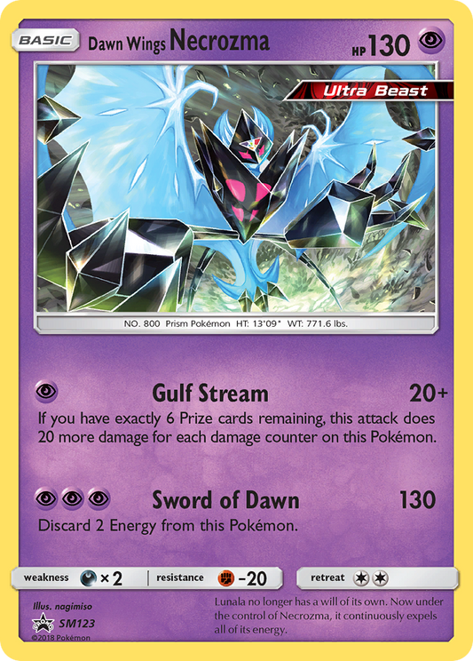 Dawn Wings Necrozma SM123/248 Promo | SM Black Star Promos | Pokemon Card