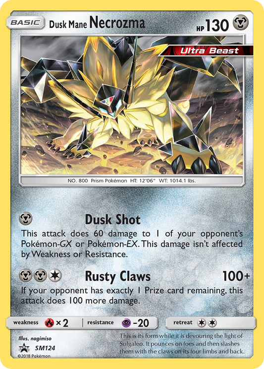 Dusk Mane Necrozma SM124/248 Promo | SM Black Star Promos | Pokemon Card
