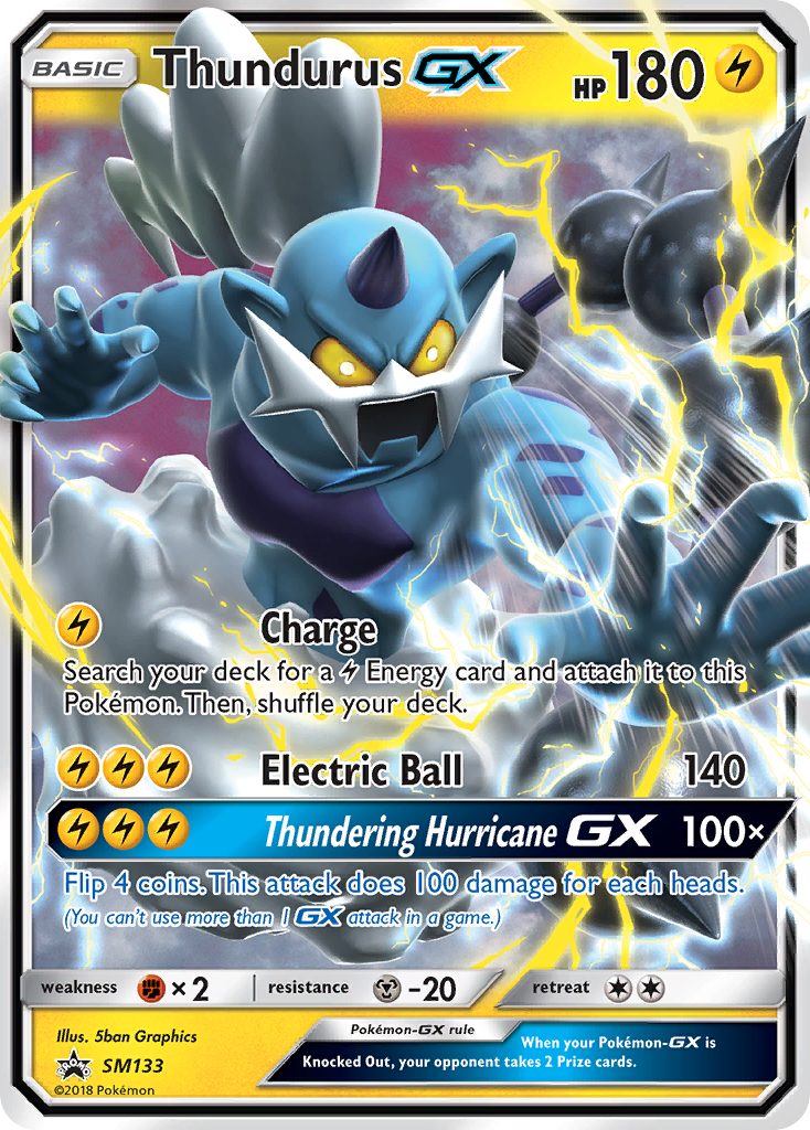 Thundurus-GX SM133/248 Promo | SM Black Star Promos | Pokemon Card