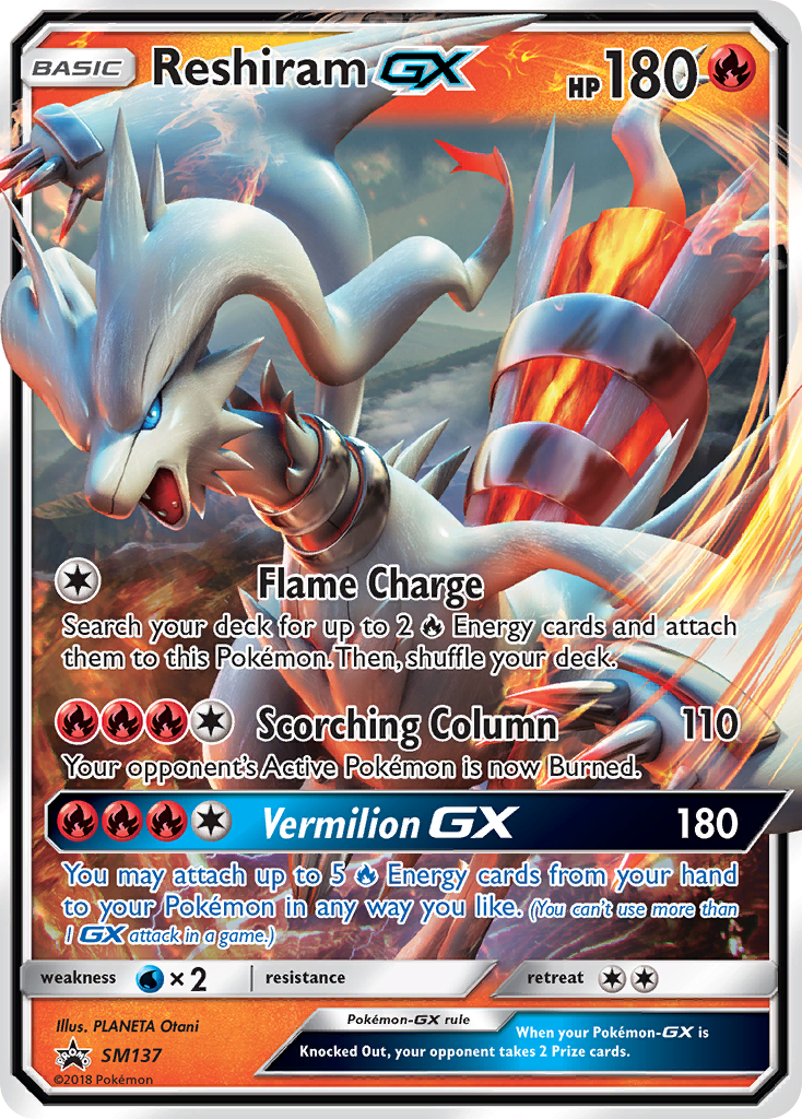 Reshiram-GX SM137/248 Promo | SM Black Star Promos | Pokemon Card