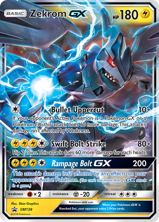 Zekrom-GX SM138/248 Promo | SM Black Star Promos | Pokemon Card