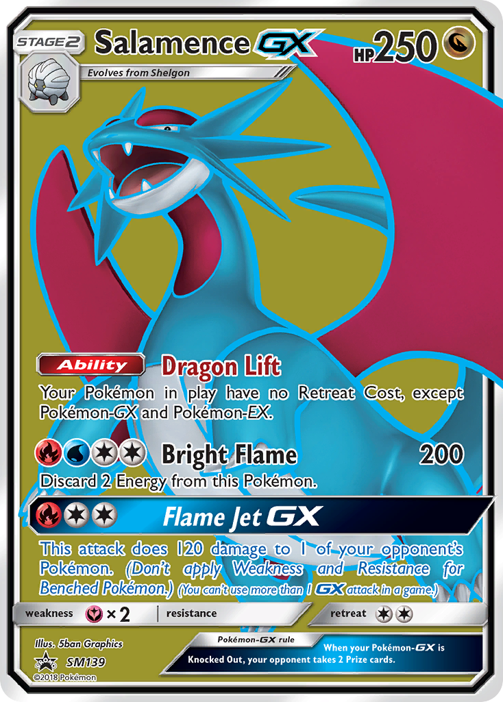 Salamence-GX SM139/248 Promo | SM Black Star Promos | Pokemon Card