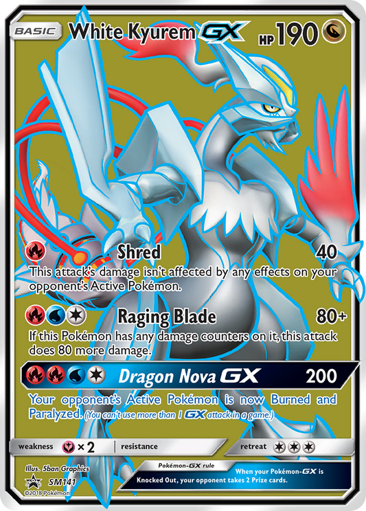 White Kyurem-GX SM141/248 Promo | SM Black Star Promos | Pokemon Card